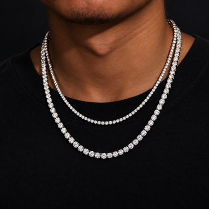 Ace & Lume Studios - VVS Moissanite Tennis Necklace & Bracelet
