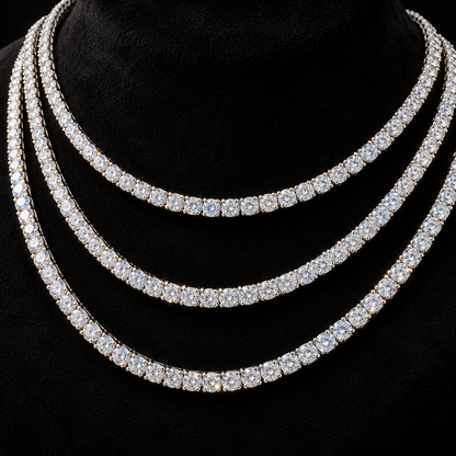Ace & Lume Studios - VVS Moissanite Tennis Necklace & Bracelet